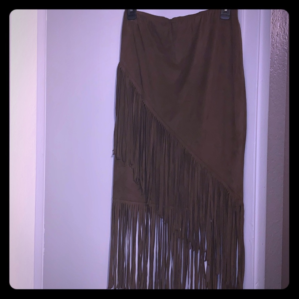 Fringe skirt